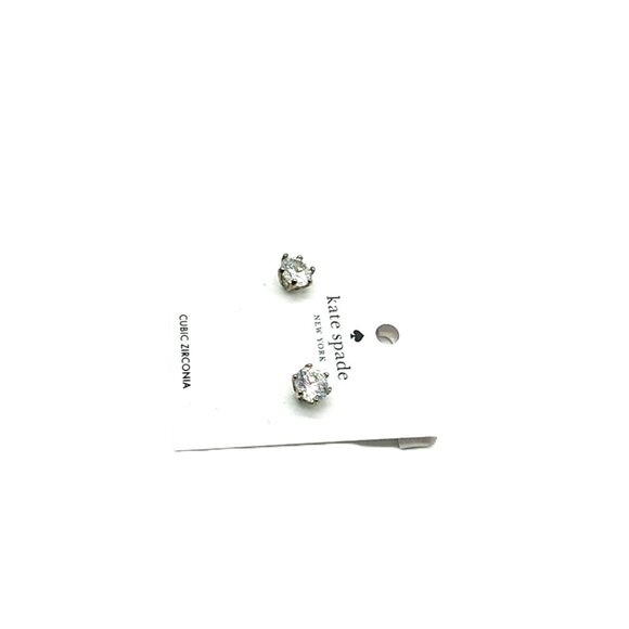 Kate Spade RISE AND SHINE Brilliant Cut CZ Prong Stud Earrings - Picture 10 of 16